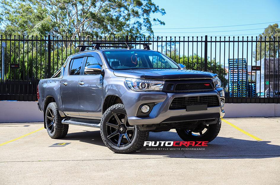 TOYOTA HILUX N80 4WD AVALANCHE GLOSS BLACK MILLED ACCENTS